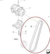 Części i akcesoria do maszyn rolniczych - CNH PASEK WIELOKLINOWY KLIMATYZACJI 87399980 - miniaturka - grafika 1