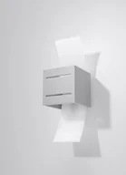 Lampy ścienne - Sollux Lighting Kinkiet LORETO szary SL.0202 - miniaturka - grafika 1