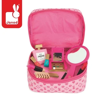 Janod Kosmetyczka kufer toaletka dzieci malowanie - Zabawki kreatywne - miniaturka - grafika 2