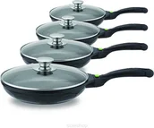 Patelnie - Maestro PATELNIA Z POKRYWKĄ 28 cm MR-4428 - miniaturka - grafika 1