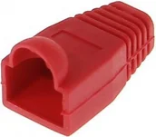 Akcesoria do monitoringu - Abcvision OSŁONA GUMKA WTYKU RJ-45 RJ45/WP-R CZERWONA - miniaturka - grafika 1