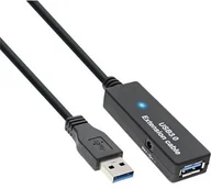 Adaptery i przejściówki - InLine 15m USB 3.0 kabel USB 4043718235728 - miniaturka - grafika 1
