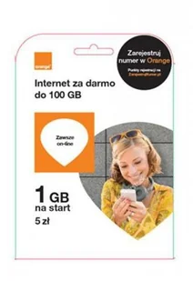 Orange Starter Orange Free 5 zł - Startery i doładowania - miniaturka - grafika 2