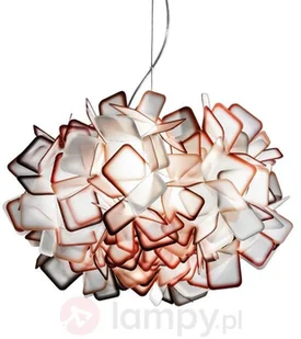 Slamp Fascynująca lampa wisząca CLIZIA, pomarańczowa - Lampy sufitowe Slamp Fascynująca lampa wisząca CLIZIA, pomarańczowa - Lampy sufitowe - miniaturka - grafika 5