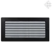 Akcesoria kominkowe - Kratki.pl Kratka kominkowa malowana czarna 17x37 z żaluzją 6674-898A9_2013020210 - miniaturka - grafika 1