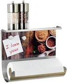 Wieszaki łazienkowe - Wenko Uchwyt na ręcznik papierowy SPICE 3 w 1 B01DVPWGAW - miniaturka - grafika 1