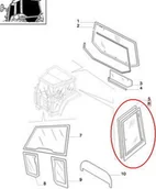 Części i akcesoria do maszyn rolniczych - CNH SZYBA BOCZNA PRAWA UCHYLNA 82029320 - 82009812 - E9NN9429710AA - miniaturka - grafika 1