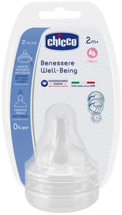 Chicco Smoczek Physio na butelkę silikonowy 2 sztuki Artsana Poland - Grzechotki dla dzieci - miniaturka - grafika 2