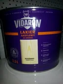 Farby i impregnaty do drewna - Vidaron LAKIER AKRYLOWY BEZBARWNY 2,5L - miniaturka - grafika 1