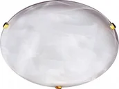Lampy ścienne - Rabalux Kinkiet PLAFON nowoczesna Oprawa sufitowa LAMPA ścienna ALABASTRO 3301 IP20 biały Złoto - miniaturka - grafika 1