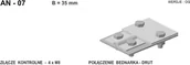 Piorunochrony - An-Kom Józef Przystał AN-07/OG/, Złącze kontrolne ocynkowane ogniowo - miniaturka - grafika 1