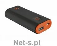 Trust Cinco PowerBank 5200 czarno-pomarańczowy 20493 - Powerbanki - miniaturka - grafika 2