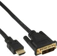 Kable komputerowe i do monitorów - InLine Kabel HDMI nd DVI Adapter3 m - czarny 17663P - miniaturka - grafika 1