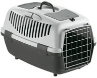 Transportery dla kotów - Stefanplast Transporter Gulliver 2 metalowe drzwi szary [97211] MS_4302 - miniaturka - grafika 1