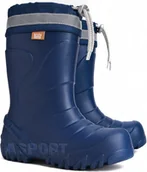 Buty dla dziewczynek - Demar Kalosze dziecięce z wkładką ocieplającą, lekkie MAMMUT-S 0300d - miniaturka - grafika 1