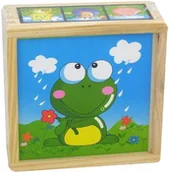 Klocki - Brimarex Klocki Drewniane Żaba 823-5001 - miniaturka - grafika 1