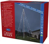 Pozostałe oświetlenie - Konstsmide 4780 117 łańcuch świetlny LED ""światło płaszcz zewnętrzny transformator do masztu fahen""/na zewnątrz (IP44)/VDE/24 V/500 ciepłe białe diody/Soft przewód (4780-117) - miniaturka - grafika 1