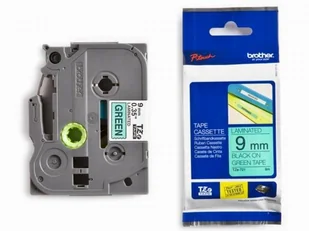 Brother Taśma Laminowana TZ-721/TZe-721 (9mm, zielony na czarnym) TZE721 - Etykiety do drukarek - miniaturka - grafika 5