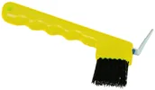 Akcesoria jeździeckie - Szczotko kopystka plastikowa żółta - miniaturka - grafika 1