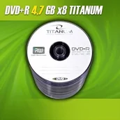 Nośniki danych - Titanum DVD+R 8x 4,7GB (Spindle 100) 1075 - miniaturka - grafika 1
