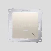 Wyłączniki światła i elektryczne - Kontakt Simon KONTAKT - SIMON S.A. 54 Łącznik schodowy Z PODŚWIETLENIEM LED (MOD - miniaturka - grafika 1