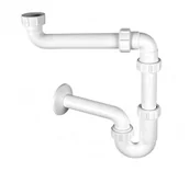 Syfony - McAlpine MC ALPINE HC4PF-32SPS Syfon umywalkowy HC4PF-32SPS - miniaturka - grafika 1