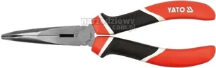 YATO szczypce wydłużone wygięte crv 8 3 kolorowa rączka YT-1946 - Kombinerki i obcęgi - miniaturka - grafika 2