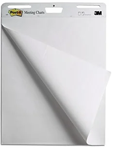 3M POST-IT Arkusze suchościealne POST-IT$407, na Flipchart, 63,5x77,5cm, 30 kart. 3 - Tablice i flipcharty - miniaturka - grafika 2