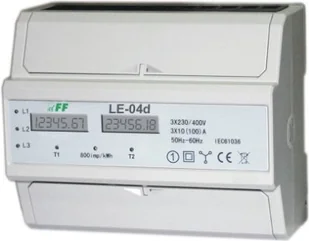F&F Licznik energii elektrycznej dwutaryfowy LE-04d LE-04d - Liczniki energii elektrycznej - miniaturka - grafika 2