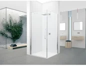 Ścianki i drzwi prysznicowe - Novellini Young 2.0 80x200 Przejrzyste Srebrny Y2FG79-1B - miniaturka - grafika 1