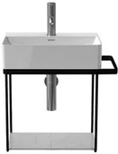 Postumenty i półpostumenty do umywalek - Duravit DuraSquare Konsola wisząca do umywalki metalowa chrom 0031101000 - miniaturka - grafika 1