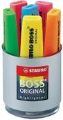 Zakreślacze - Stabilo BOSS original, komplet w pojemniku, 6 szt. 7006 - miniaturka - grafika 1