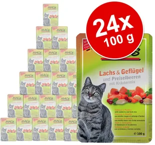 Mac´S Cat W Saszetkach 12 X 100 G Kaczka & Krewetki - Mokra karma dla kotów - miniaturka - grafika 2