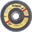 Materiały ścierne - DeWalt ściernica listkowa 125x22,2 gr.60 płaska - DT3309 - miniaturka - grafika 1