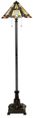 Lampy stojące - Elstead Lighting Lampa podłogowa witrażowa INGLENOOK QZ/INGLENOOK/FL - - miniaturka - grafika 1