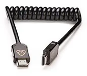 Kable - Atomos Atom 4 K60 °C5 przewód HDMI Full 30 cm, lecz Connector (60 cm Extended) czarna ATOM4K60C5 - miniaturka - grafika 1