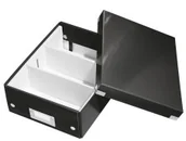 Pojemniki biurowe - Esselte Pudło z przegródkami LEITZ C&S małe czarne ES1148-2 - miniaturka - grafika 1