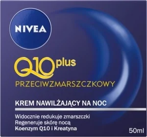 Nivea Anti Wrinkle Night Cream Q10 plus 50ml - Kremy do twarzy - miniaturka - grafika 2