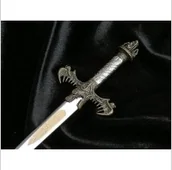 Repliki - broń - Płatnerze Hiszpańscy (09) NOŻYK DO LISTÓW ZE SMOKIEM NA RĘKOJEŚCI - miniaturka - grafika 1