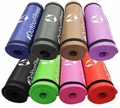 Maty do jogi - #DoYourFitness Mata do ćwiczeń Yamuna, gruba i miękka, idealna do ćwiczeń gimnastycznych, pilates i jogi, wymiary 183 x 61 x 1,5 cm, czarna 4251100665101 - miniaturka - grafika 1