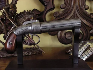 Hiszpania UNIKATOWA PIEPRZNICZKA SYGNOWANY ALLEN & THURBER 1837r. - Repliki - akcesoria Hiszpania UNIKATOWA PIEPRZNICZKA SYGNOWANY ALLEN & THURBER 1837r. - Repliki - akcesoria - miniaturka - grafika 2