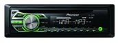 Odtwarzacze CD - Pioneer DEH-150MP CD Tuner (bezpośrednio AUX-IN z przodu, 4 X 50 Watt, wyświetlacz oświetlenie sufitowe biały, klawiatura), zielony DEH-150MPG - miniaturka - grafika 1