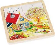Goki Pory roku 57684 - Puzzle Goki Pory roku 57684 - Puzzle - miniaturka - grafika 2