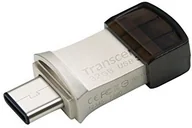 Pendrive - Transcend TS16GJF890S JetFlash 890 OTG pamięć USB 3.1, złącze typu C, kolor srebrny, czarny, szary 32 GB TS32GJF890S - miniaturka - grafika 1