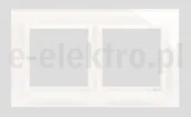 Klawisze i ramki - Kontakt Simon SIMON S.A. Ramka 2 Nature-Szkło, BIAŁA PERŁA, IP20/IP44 DRN2/70 - miniaturka - grafika 1