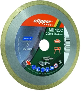 NORTON CLIPPER Tarcza diamentowa MD120 CLIPPER - Tarcze do pił - miniaturka - grafika 3
