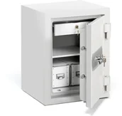 Sejfy i kasy pancerne - AJ Sejf ogniotrwały 490x465x640mm zamek na klucz 12823 - miniaturka - grafika 1