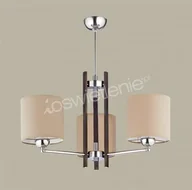 Lampy sufitowe - Jupiter BOSTON CHROM VENGE 3 zwis - Żyrandol/ lampa wisząca 3x E27 (max 60W) 126 (1269-BT3) - miniaturka - grafika 1