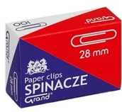 Pinezki - KW TRADE Spinacze biurowe okrągłe GRAND 28 mm 100 sztuk KW234 - miniaturka - grafika 1