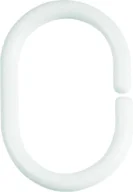 Zasłony prysznicowe - Spirella Kółka na Zasłona prysznicowa C-MINOR 12 sztuk, białe 1040075 - miniaturka - grafika 1